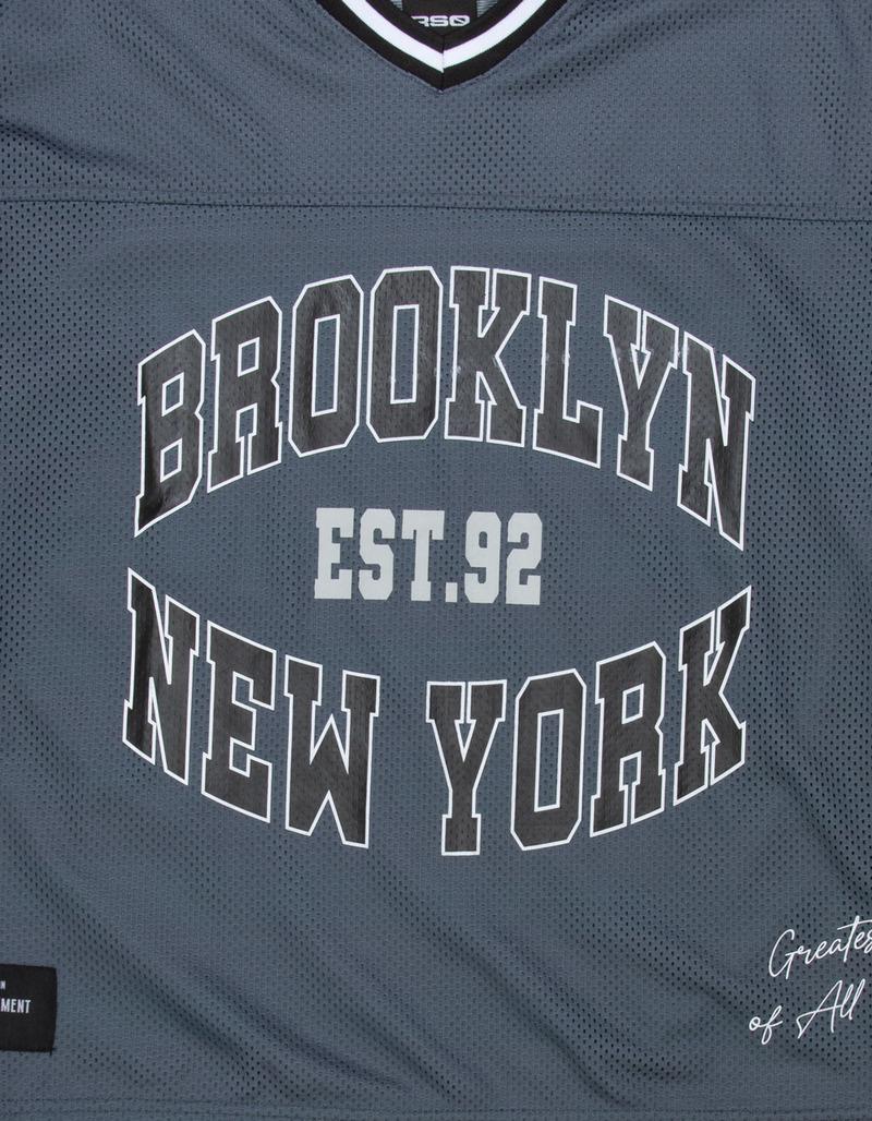 RSQ Mens Crop Boxy Mesh Jersey image number 1