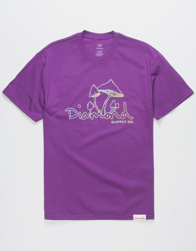 DIAMOND SUPPLY CO. Mushroom OG Script Mens Tee image number 0