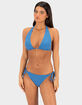 HURLEY Wave Jacquard Stripe Cheeky Bikini Bottoms image number 2