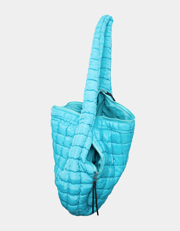 KATYDID Oversized Quilted Hobo Tote Bag Alternative Image