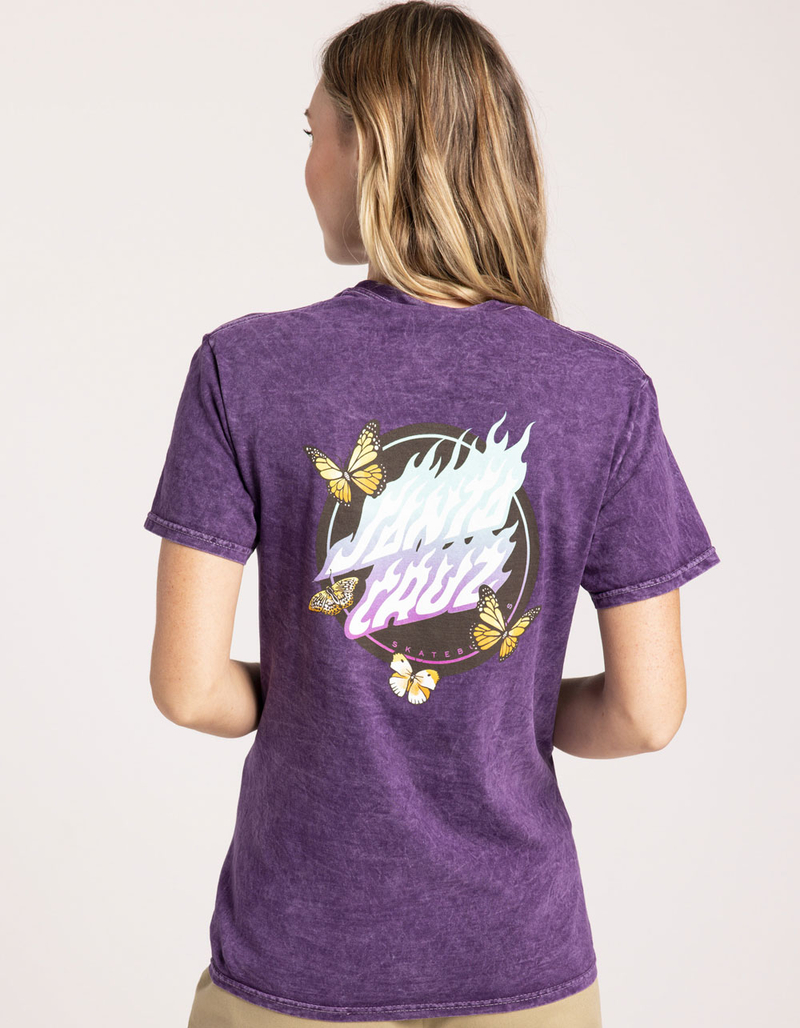 SANTA CRUZ Flamed Dot Womens Tee image number 0