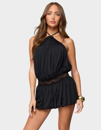 EDIKTED Aida Backless Bubble Mini Dress Primary Image