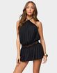 EDIKTED Aida Backless Bubble Mini Dress image number 1