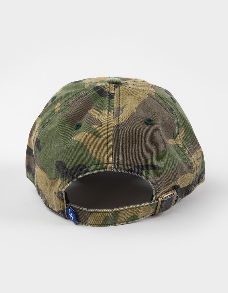 47 BRAND Los Angeles Dodgers Camo Strapback Hat image number 2