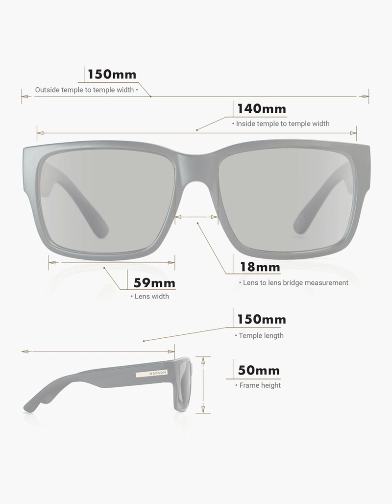 MADSON Classico Nuestra Senora Polarized Sunglasses image number 3