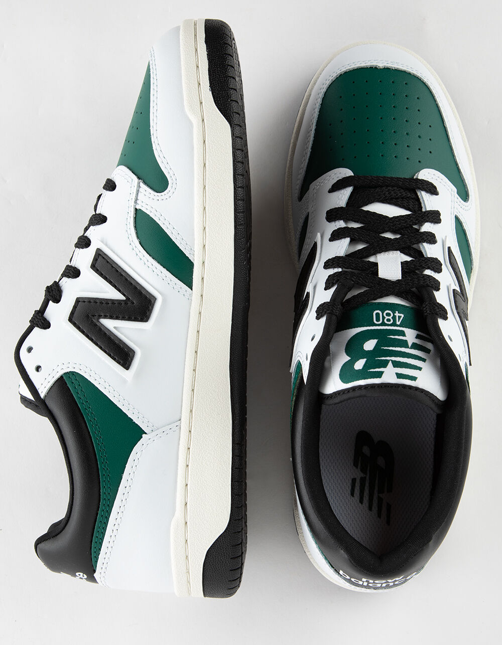 NEW BALANCE 480 Mens Shoes - Black Green | Tillys
