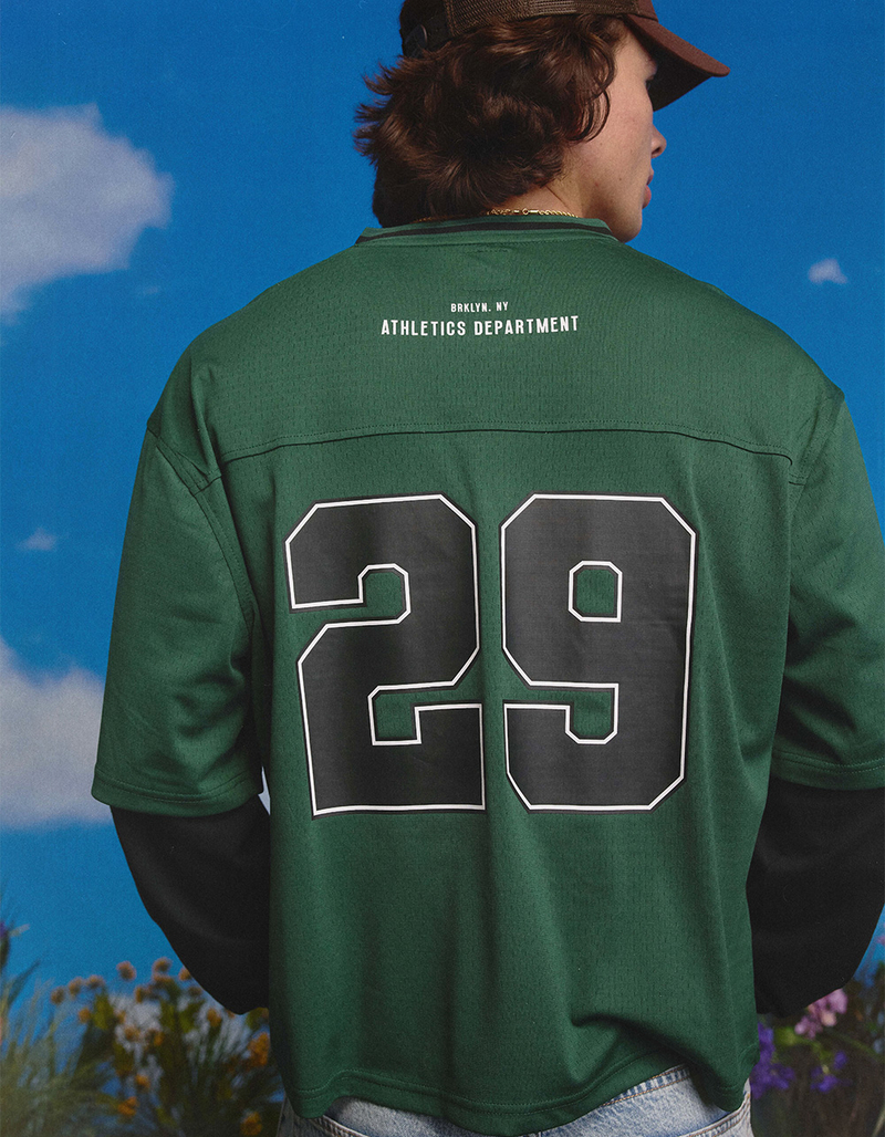 RSQ Mens Mesh Long Sleeve 2fer Jersey image number 3