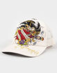 ED HARDY Pierced Eagle Womens Rhinestone Trucker Hat image number 1