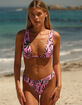 VYB SWIM Shady Palms Theo Soft Banded Bikini Bottoms image number 3