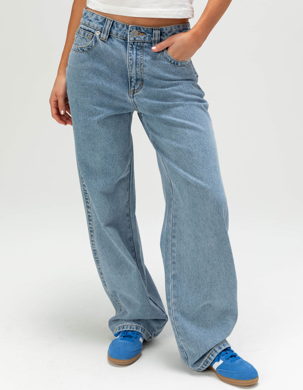 ABRAND x Rip Curl Ariane 95 Womens Baggy Jeans - DENIM - 25 | Tillys