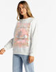 BILLABONG Ride The Wave Womens Oversized Crewneck Sweatshirt image number 3