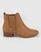 SODA Womens Tan Chelsea Boots image number 2