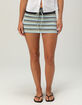 RSQ Womens Low Rise Stripe Mini Skort image number 2