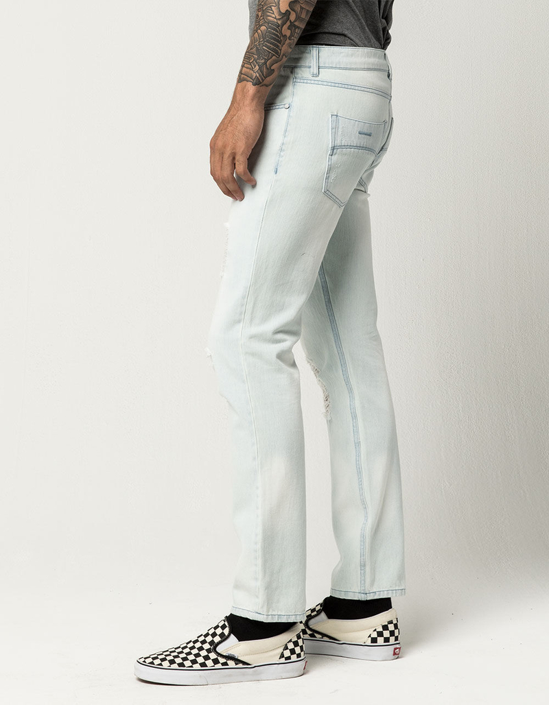 RSQ Seattle Mens Skinny Taper Ripped Jeans image number 2