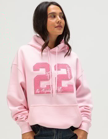RSQ Womens 22 Chenille Patch Hoodie Primary Image