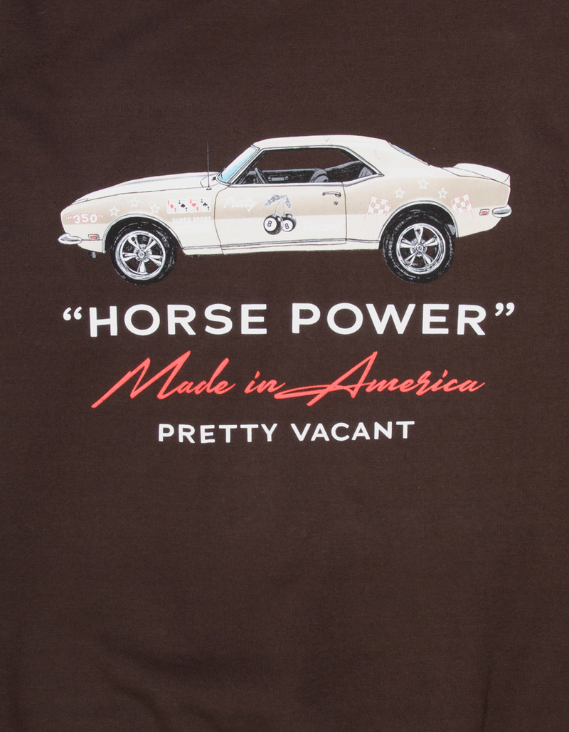 PRETTY VACANT Horse Power Mens Crewneck Sweatshirt image number 1