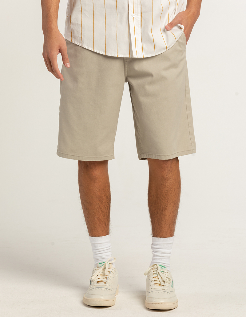 RSQ Mens Long 10" Chino Shorts KHAKI Tillys
