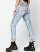 RSQ Acid Wash Womens Mom Jeans image number 4