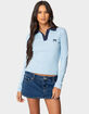 EDIKTED Contrast Bow Polo Top image number 1