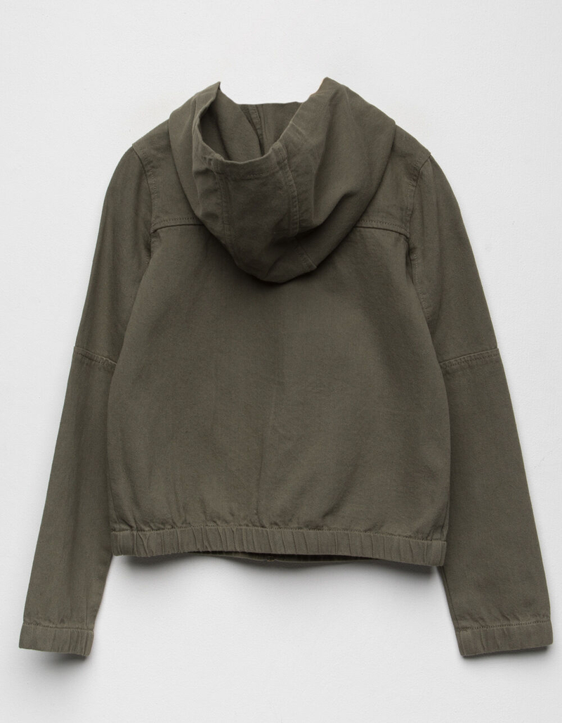 RSQ Twill Girls Bomber Jacket image number 1