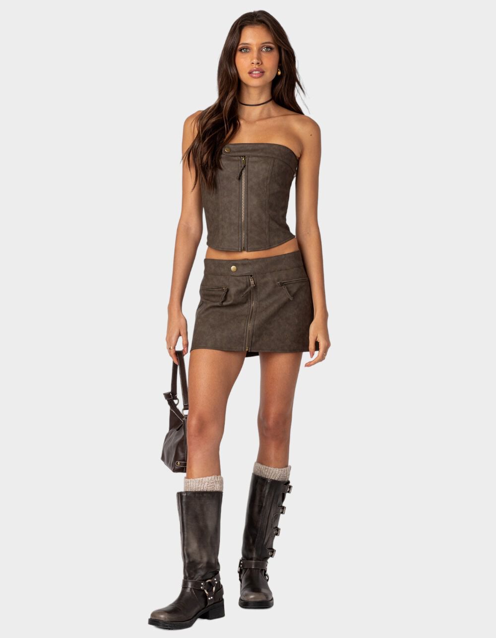 トップス theredthread S cow lace up vest 71+QwGkG+DL._UY350_.jpg