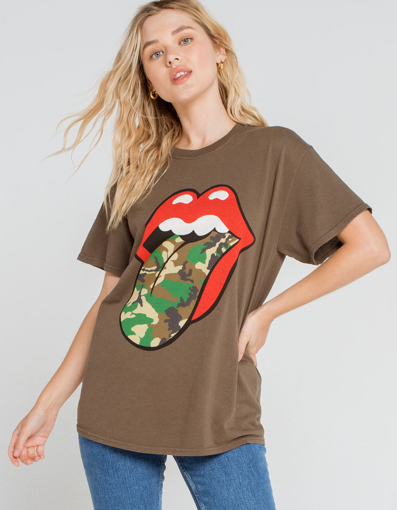 BRAVADO Rolling Stones Camo Womens Tee image number 0
