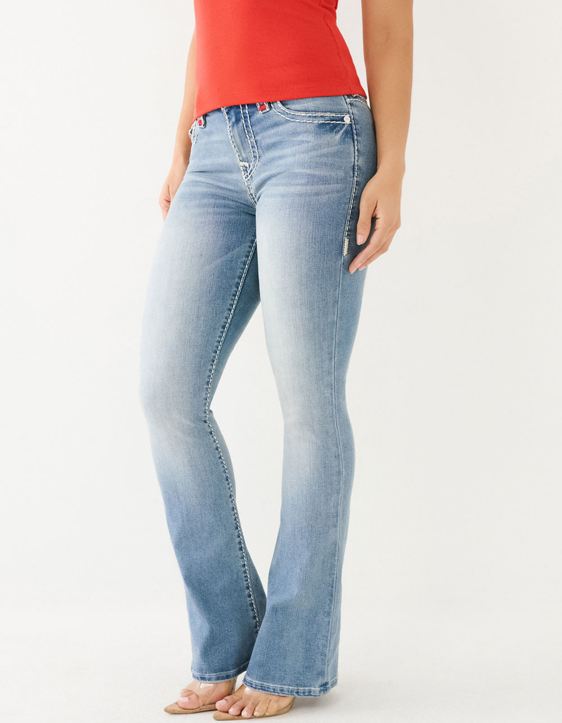 TRUE RELIGION Becca Mid Rise Super T Bootcut Womens Jeans image number 6