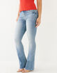 TRUE RELIGION Becca Mid Rise Super T Bootcut Womens Jeans image number 7