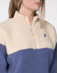 FILA Laverne Quarter Zip Womens Sherpa Jacket image number 4