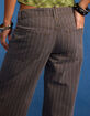 RSQ Womens Pinstripe Low Rise Original Baggy Jeans image number 7
