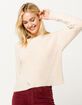 IVY & MAIN Basic Cream Womens Sweater image number 2
