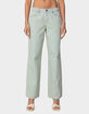 EDIKTED Lannah Textured Low Rise Jeans image number 1