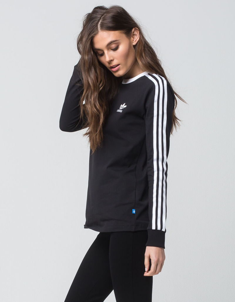 ADIDAS 3 Stripes Womens Long Sleeve Tee image number 1