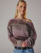 RSQ Womens Space Dye Sweater image number 6