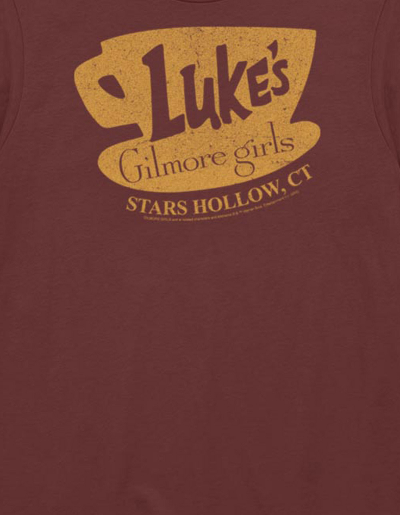 GILMORE GIRLS Distressed Luke's Diner Unisex Tee image number 1