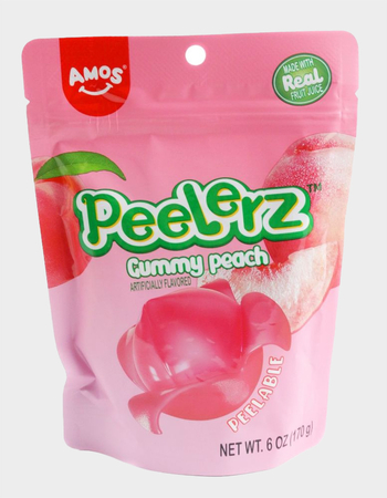 PEELERZ Peelable Peach Gummy Candy Primary Image