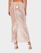 EDIKTED Riki Sheer Sequin Maxi Skirt image number 4