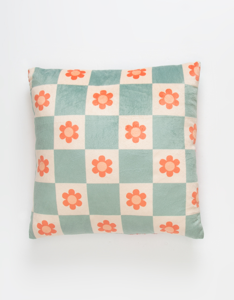 Flower Power Throw Pillow image number 4