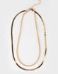 RSQ Layered Chain Necklace image number 1