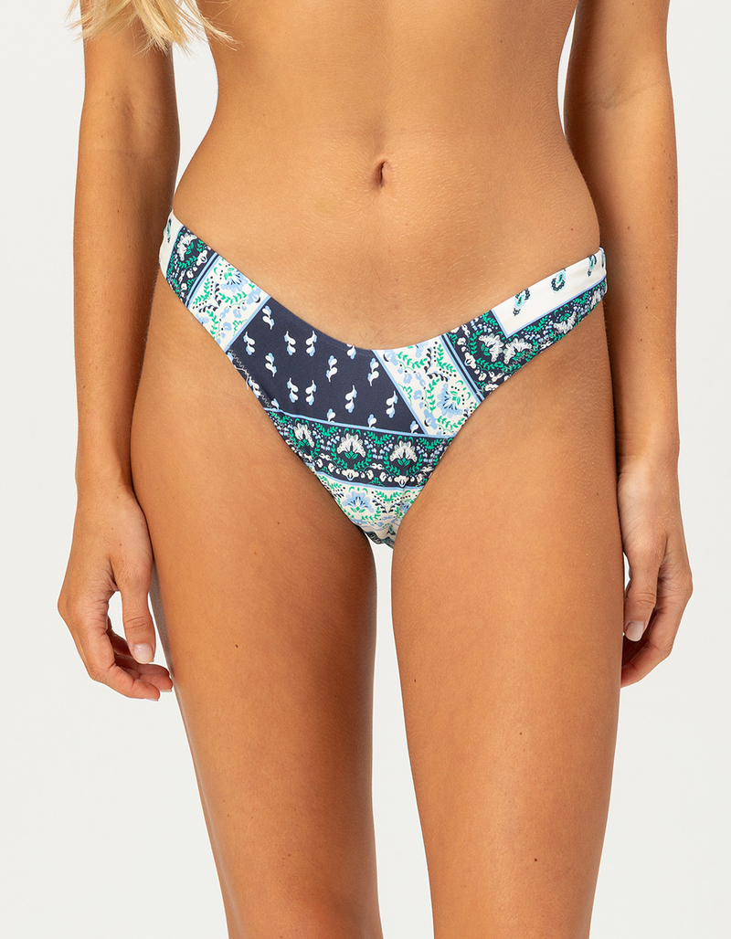 RHYTHM Seacliff Slide High Leg Bikini Bottoms image number 1