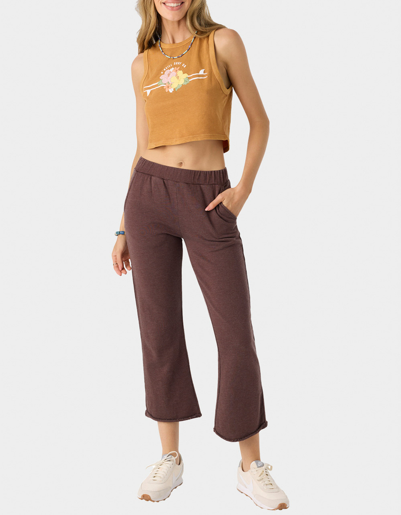 O'NEILL Karma French Terry Cropped Pants DARK BROWN Tillys