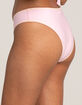 HURLEY Max Solid Cheeky Bikini Bottoms image number 3
