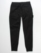 BROOKLYN CLOTH Twill Cargo Pocket Black Mens Jogger Pants image number 2