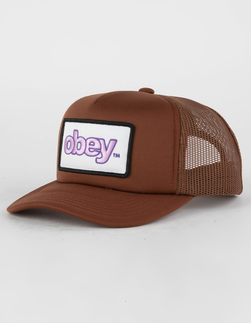 OBEY Marked Mens Trucker Hat image number 0
