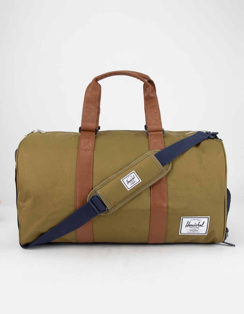 HERSCHEL SUPPLY CO. Novel Khaki & Peacoat Duffle Bag image number 0