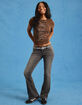 RSQ Womens Ultra Low Rise Bootcut Jeans image number 7