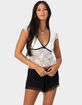 EDIKTED Avi Sheer Lace Top image number 1