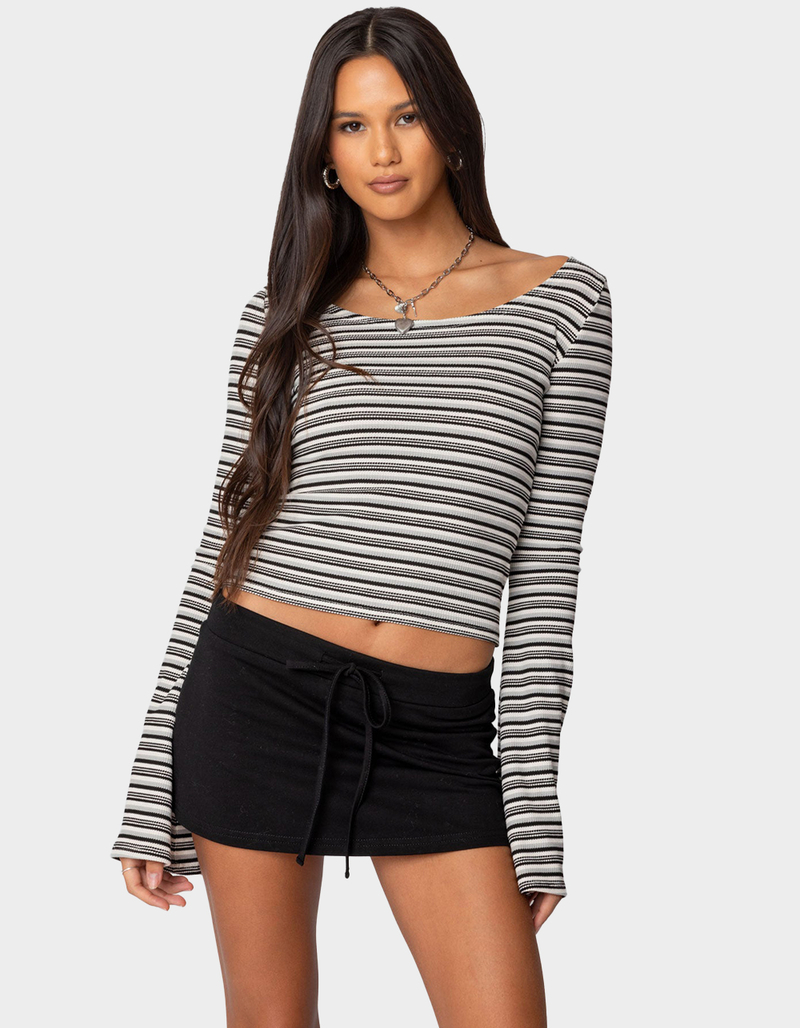 EDIKTED Lilia Striped Top image number 0