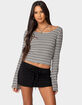 EDIKTED Lilia Striped Top image number 1