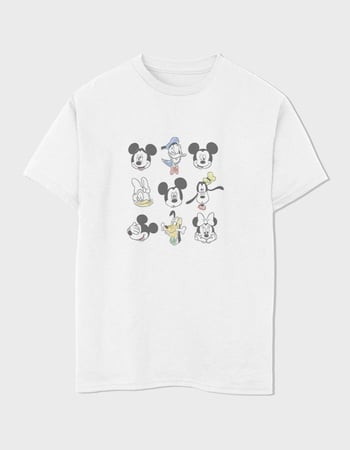 DISNEY Mickey And Friends Faces Unisex Kids Tee Primary Image